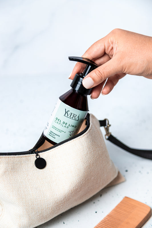 Gel de Lino Viva — Travel Size 100 ml | Definición ligera + hidratación